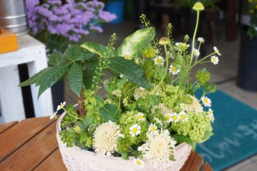 開店御祝の寄せカゴ｜「斎藤生花店」　（静岡県静岡市葵区の花キューピット加盟店 花屋）のブログ